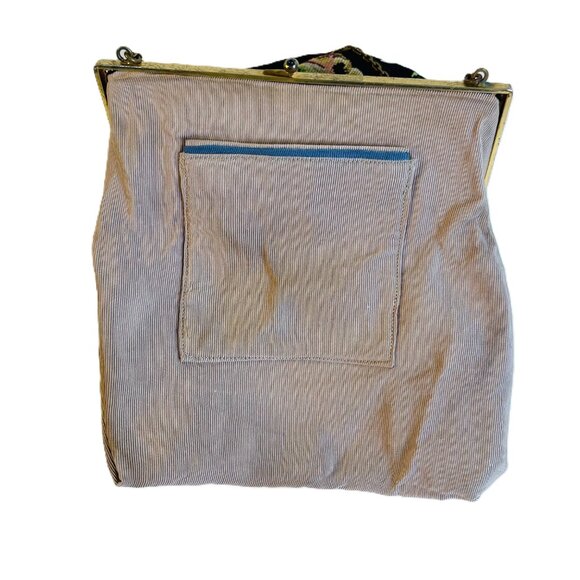 Vintage Purse Needlepoint Tapestry Handbag Bag 7.5" x 5.5" - Picture 10 of 11